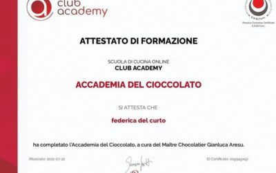 Attestato Accademia del Cioccolato