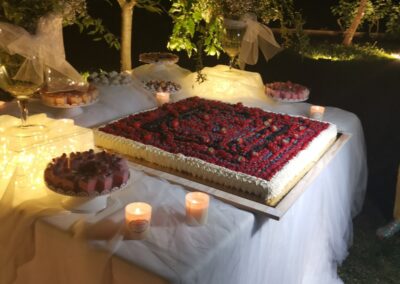 torta frutti di bosco matrimonio