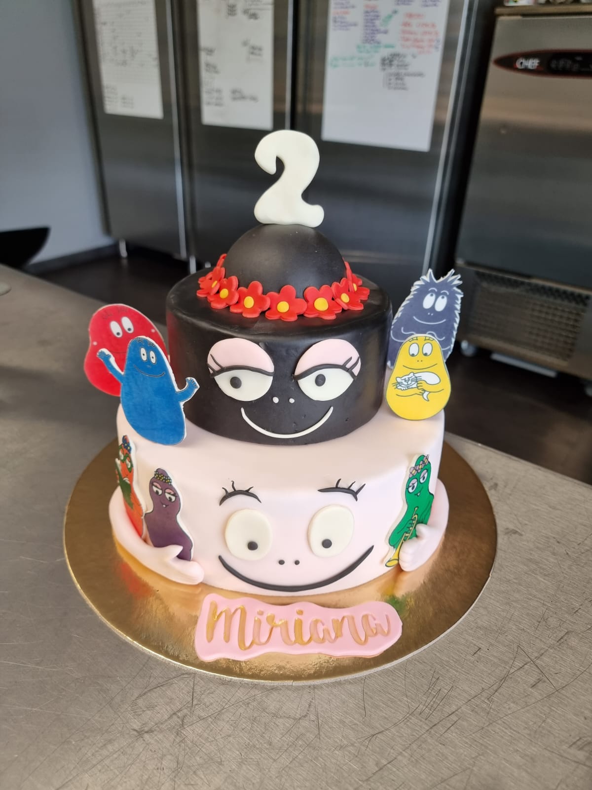 torta compleanno cake design barbapapà