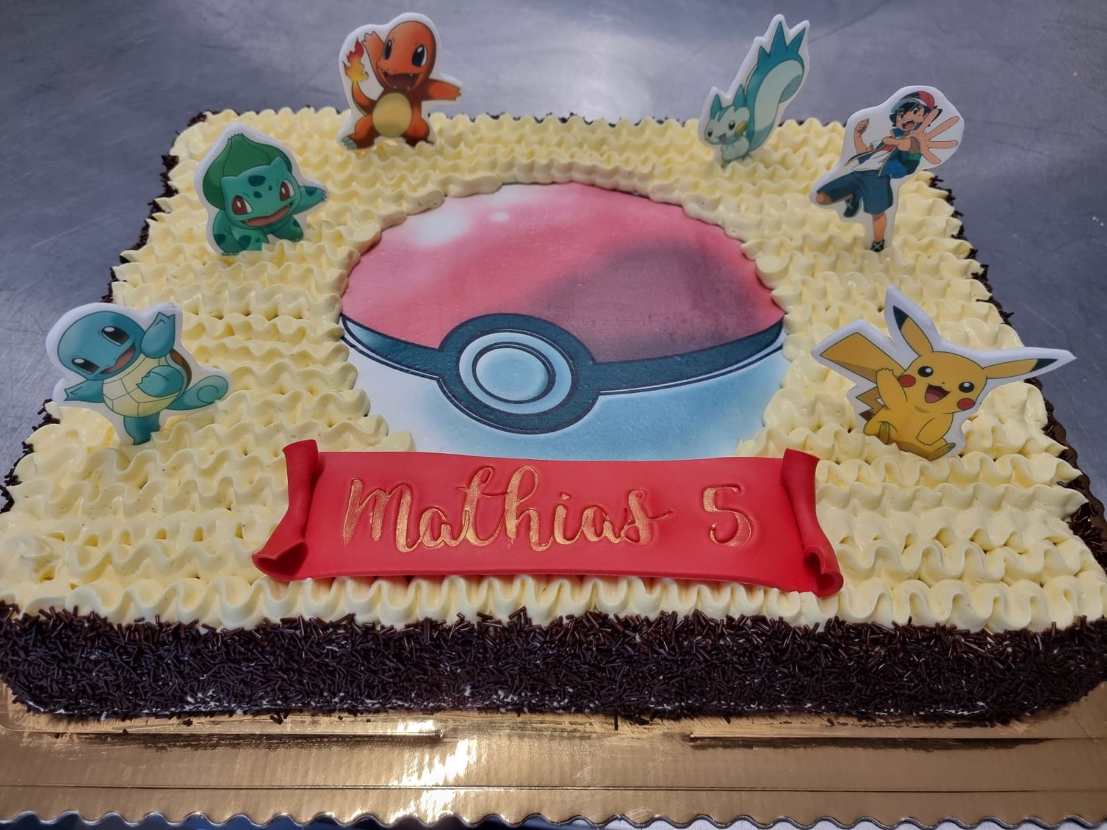Torta compleanno Pokémon